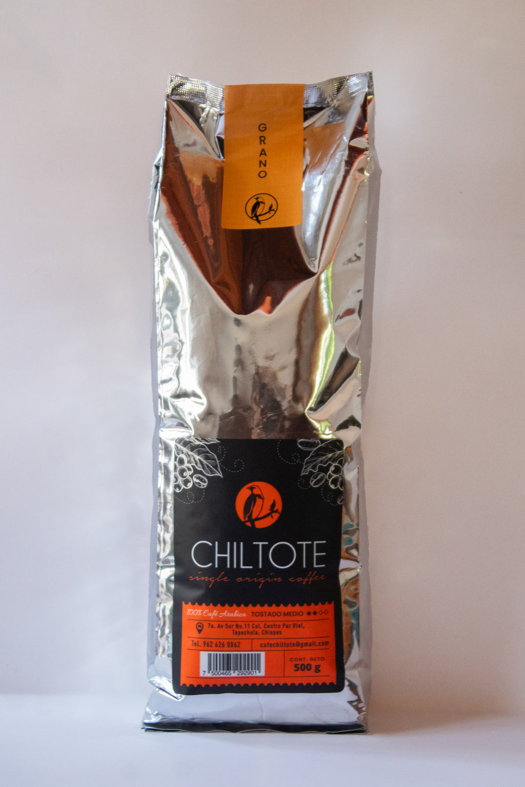 Café de especialidad del Soconusco 500g. Frescura garantizada: tueste medio directo de finca. El equilibrio perfecto para tu café diario. Compra en Cafechiltote.