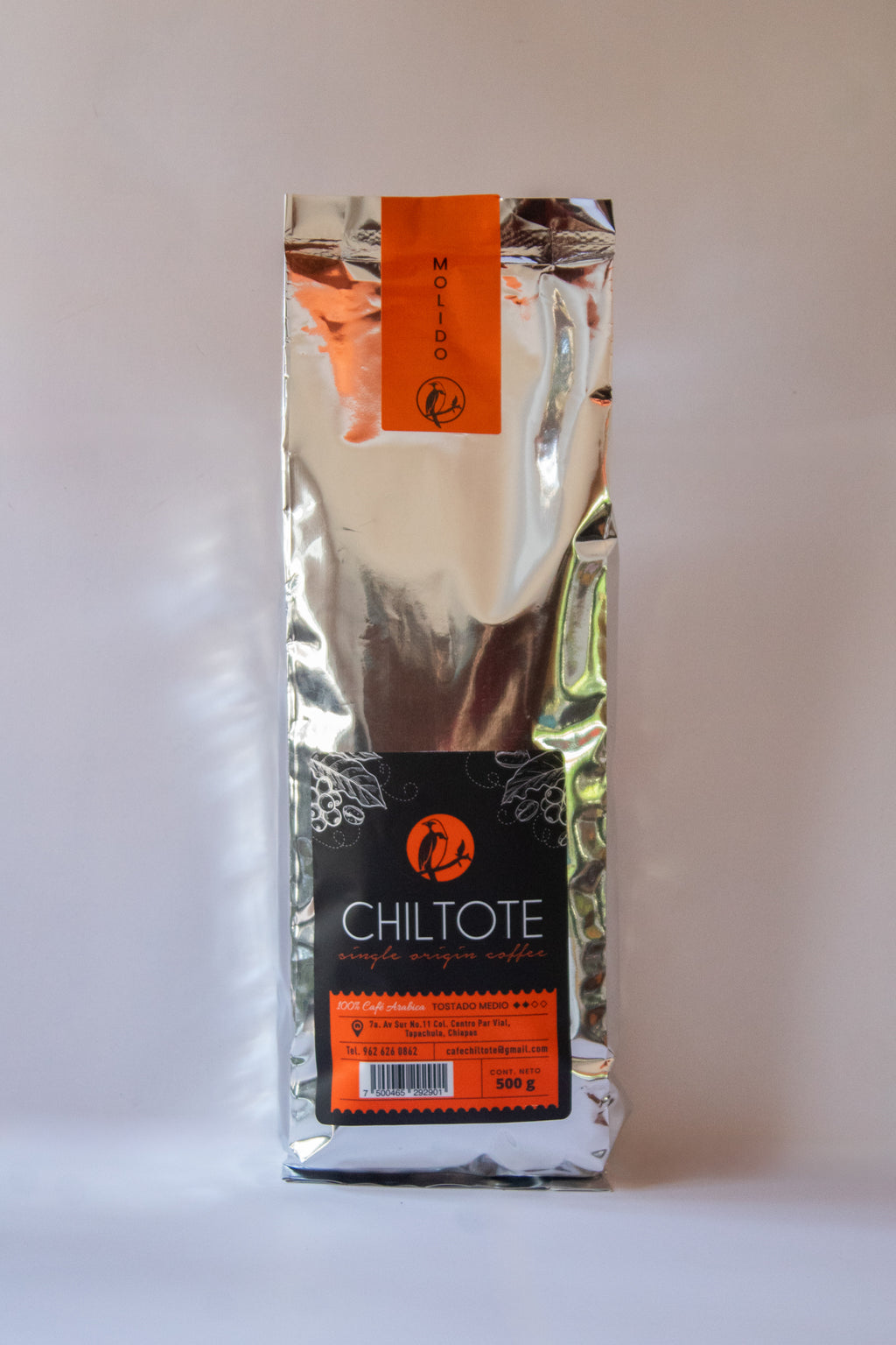 Café de especialidad del Soconusco 500g. Frescura garantizada: tueste medio directo de finca. El equilibrio perfecto para tu café diario. Compra en Cafechiltote.